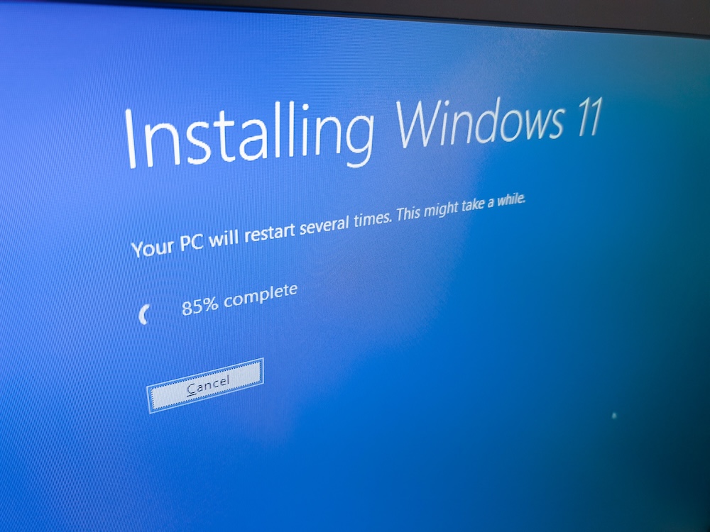 Microsoft Windows 11 installation, upgrade